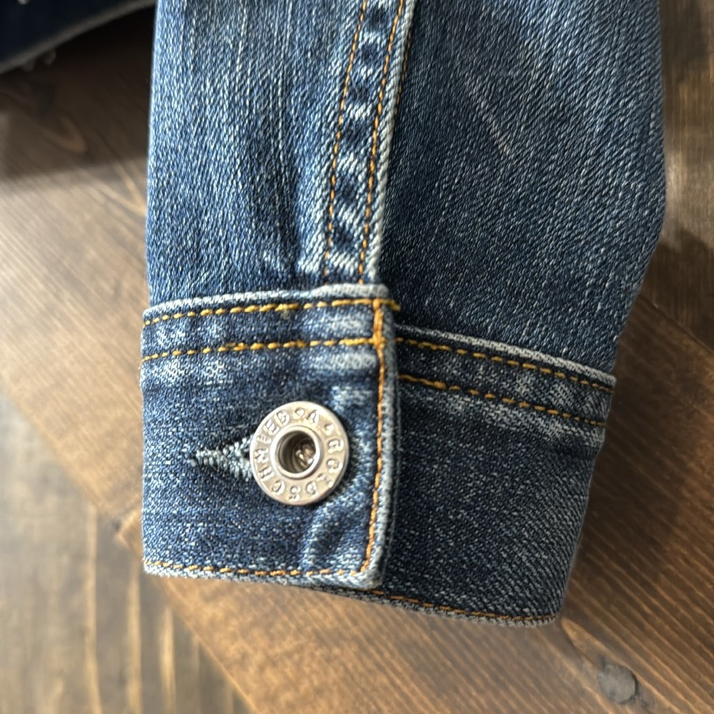 AG ADRIANO GOLDSCHMIED Lamb Shearling Jean Jacket - Picture 6 of 8